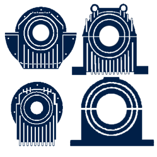 E-bearing housing (configurable)